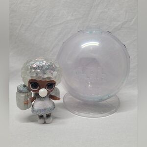 LOL Surprise Bashful QT Angel Wings Winter Disco Glitter Globe Doll With Globe